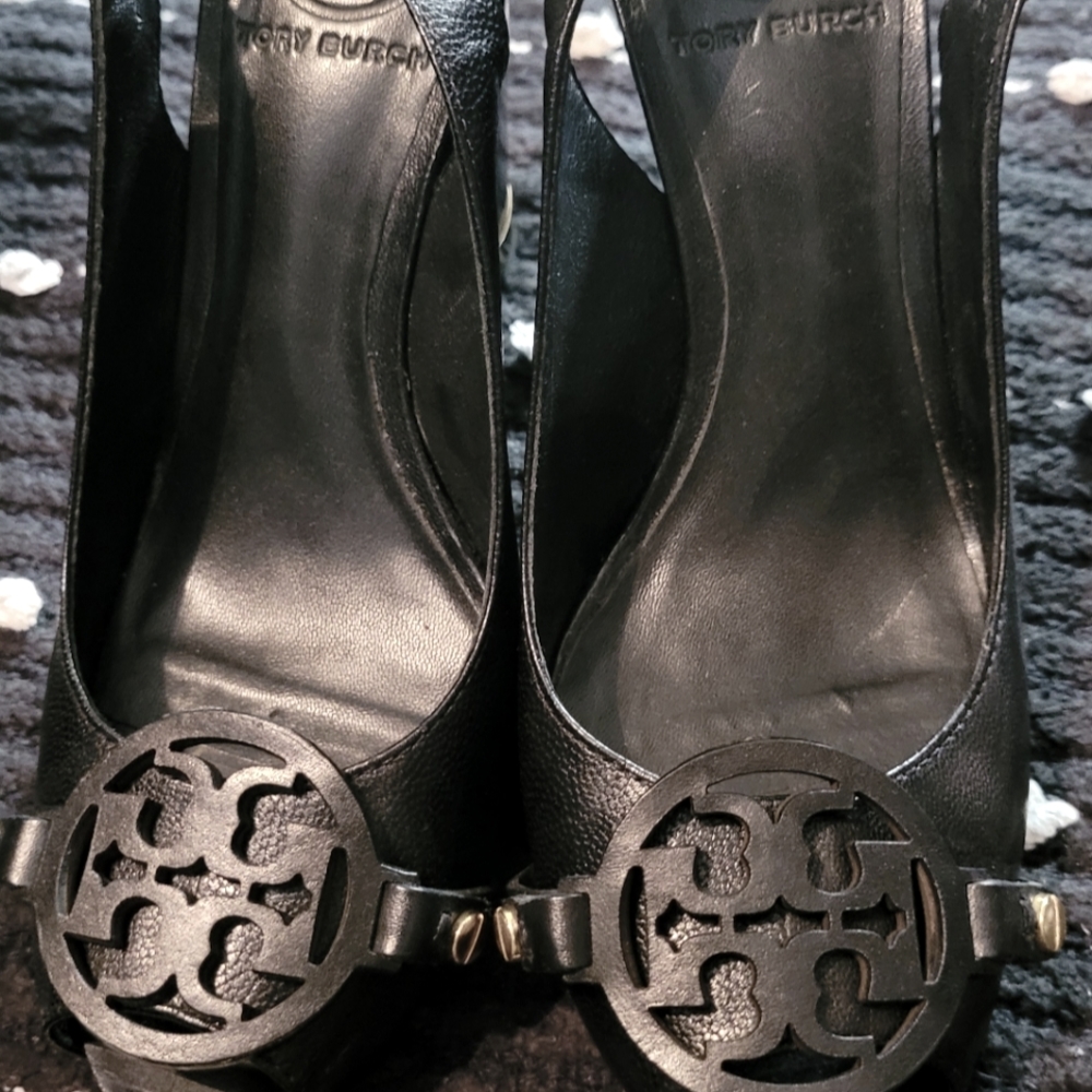 Tory burch heels in Great condition